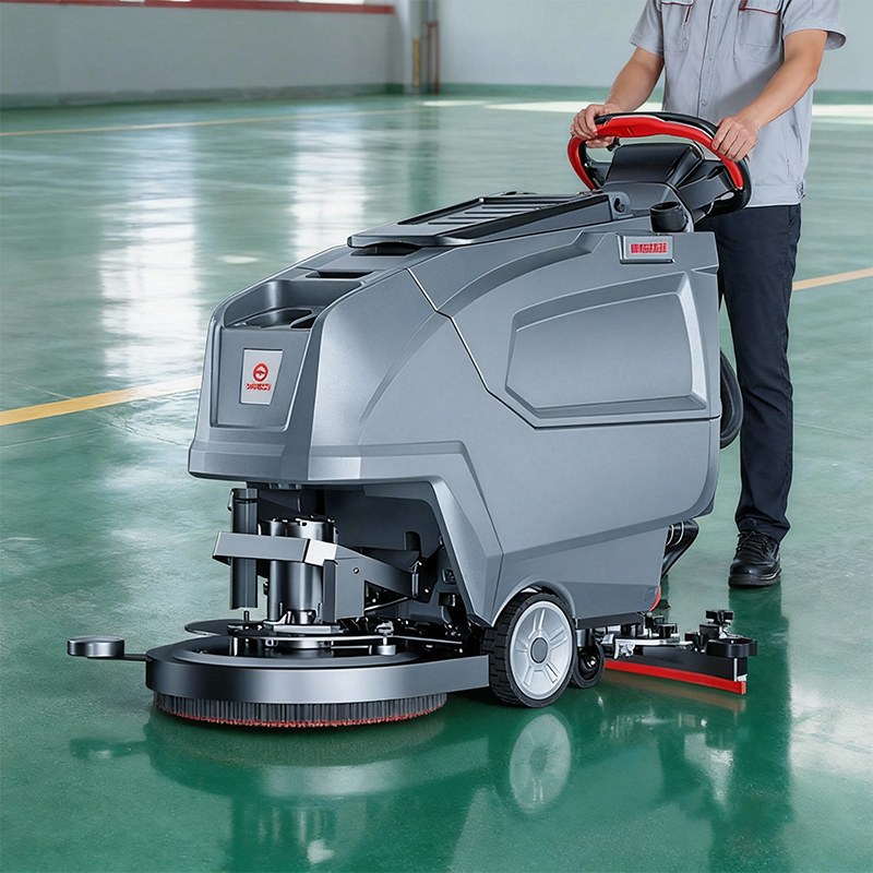 工廠車間環(huán)氧地坪清潔選對(duì)設(shè)備！揚(yáng)子洗地機(jī)：重污克星 + 地坪守護(hù)者