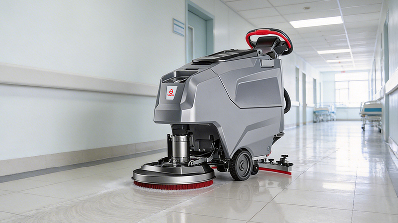 天津誠安物業(yè)管理有限公司煥新樓宇清潔，揚子X2E鋰電洗地機精準(zhǔn)賦能